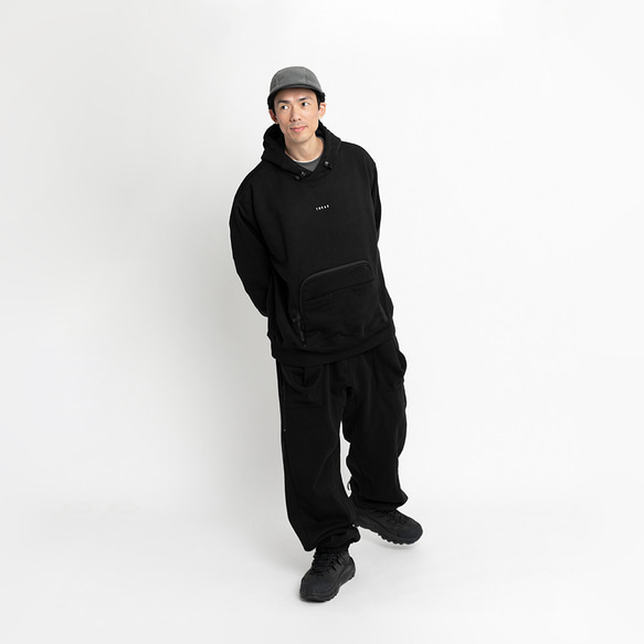 TMCAZ Secant Heavy Weight Sweatpant[Black]切線重磅運動褲 第6張的照片