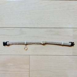 猫の首輪　トリミングブレード　V⑥　サンドベージュ 4枚目の画像
