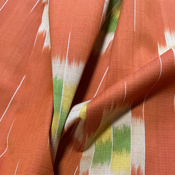 ［SALE］オレンジウール紬のギャザーフレアスカート 10枚目の画像