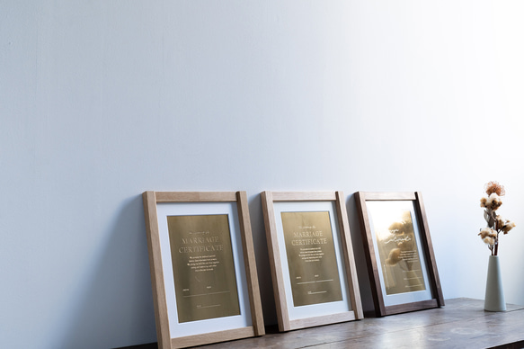 結婚式 | 結婚証明書【 真鍮結婚証明書 A type 】 人気・おすすめ｜使いやすい・旅行におすすめ 品質保証 全国発送 在庫限り