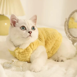 猫服 ネコ 冬厚く暖かい 可愛いコート 2枚目の画像