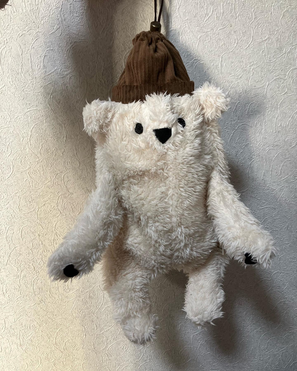 シロクマ巾着 ポーチ ここゆい 通販｜Creema(クリーマ) 14975556 