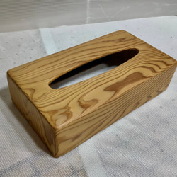 木彫りティッシュボックス（紫陽花） その他インテリア雑貨