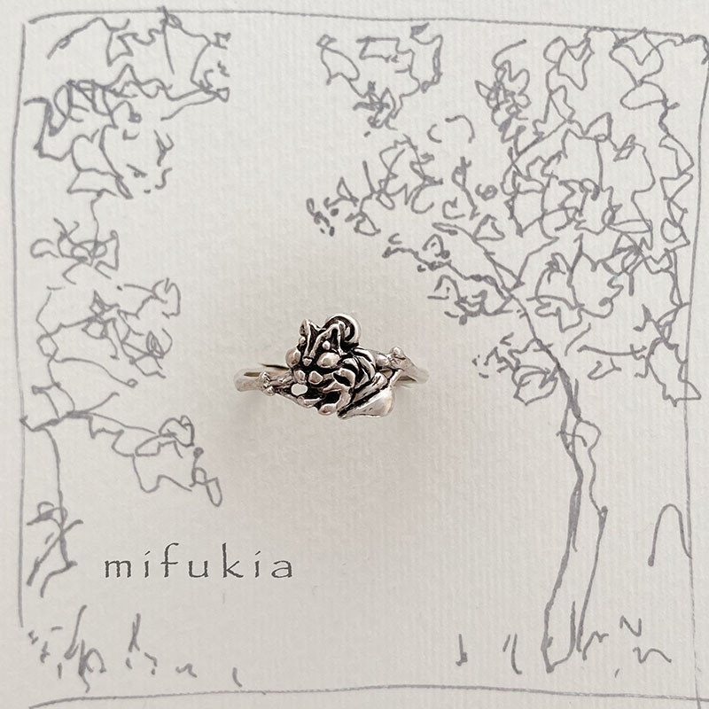 【Wonderland】森のしまリスのリング　再販