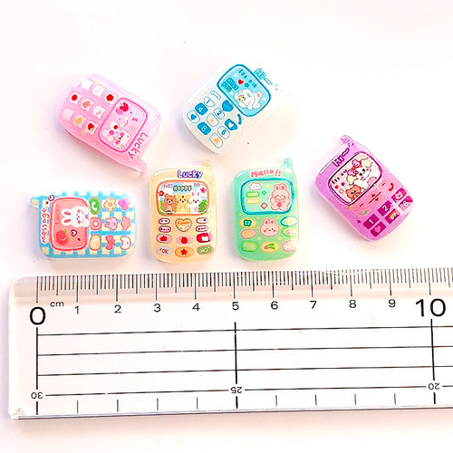 ケータイ⭐︎スマホデコパーツ 6個入り デコパーツ SUZU 通販