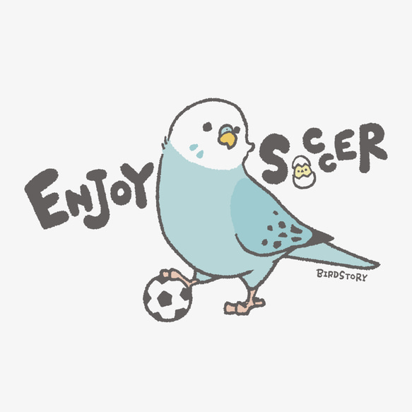 Tシャツ（ENJOY SOCCER / キックオフ） 3枚目の画像