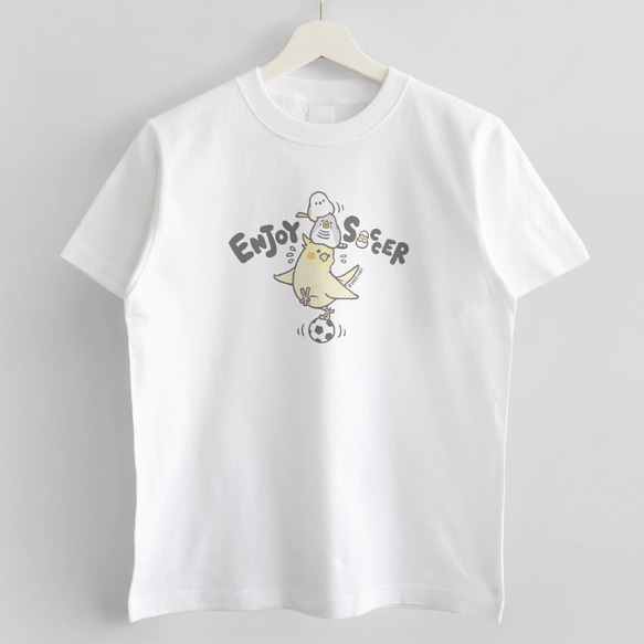 Tシャツ（ENJOY SOCCER / ドリブル） 2枚目の画像