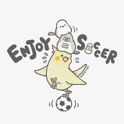 Tシャツ（ENJOY SOCCER / ドリブル） 3枚目の画像