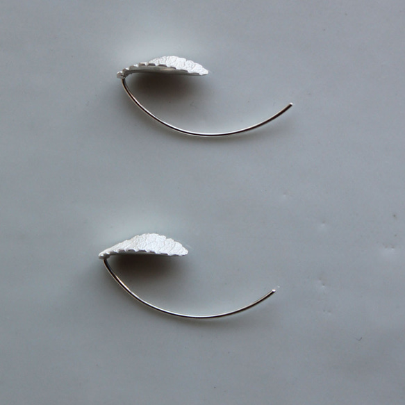 山茶屬樹葉造型耳環 第9張的照片