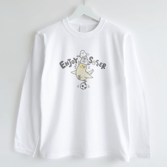 長袖Tシャツ（ENJOY SOCCER / ドリブル） 2枚目の画像