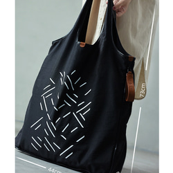 Lifetime shopping bag 日本布料超大容量單肩包托特包 第20張的照片