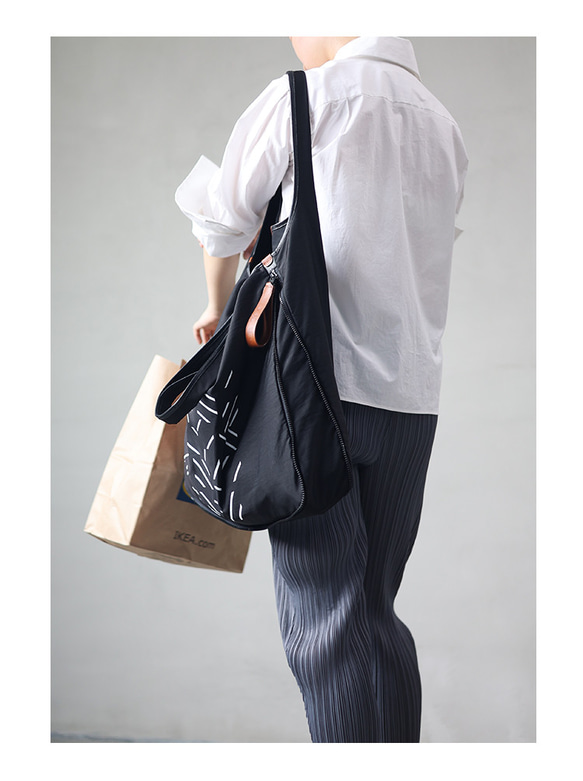 Lifetime shopping bag 日本布料超大容量單肩包托特包 第19張的照片