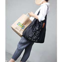 Lifetime shopping bag 日本布料超大容量單肩包托特包 第15張的照片