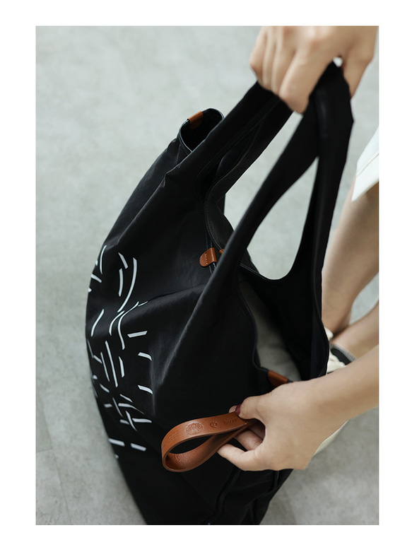 Lifetime shopping bag 日本布料超大容量單肩包托特包 第9張的照片
