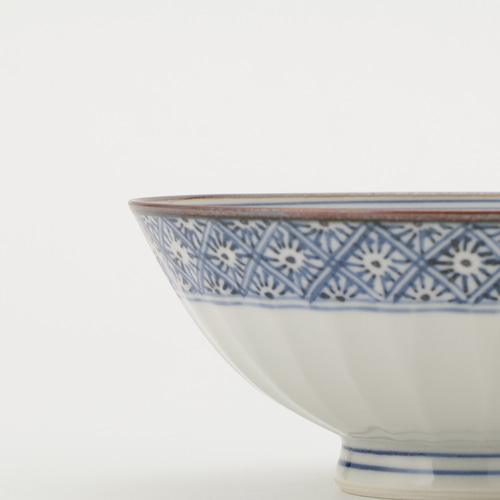 京焼 清水焼 山本壹楽 壹楽窯 渕小紋 飯碗 サイズ大 茶碗 お茶碗