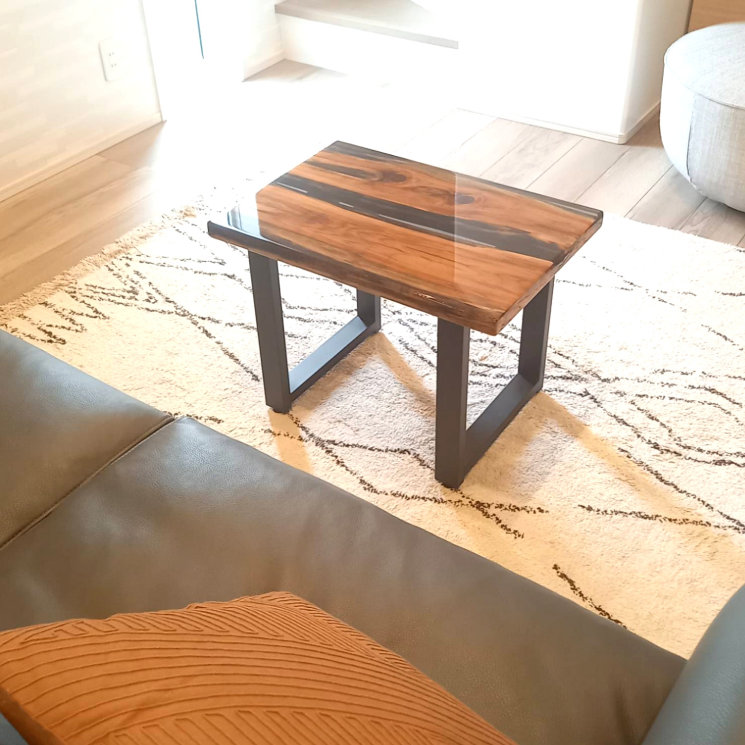 SEAL限定商品】 レジン ローテーブル 無垢材 一位 ローテーブル