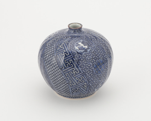 京焼 清水焼 山本壹楽 壹楽窯 祥瑞 花生 花器 花瓶 一輪挿し・花瓶