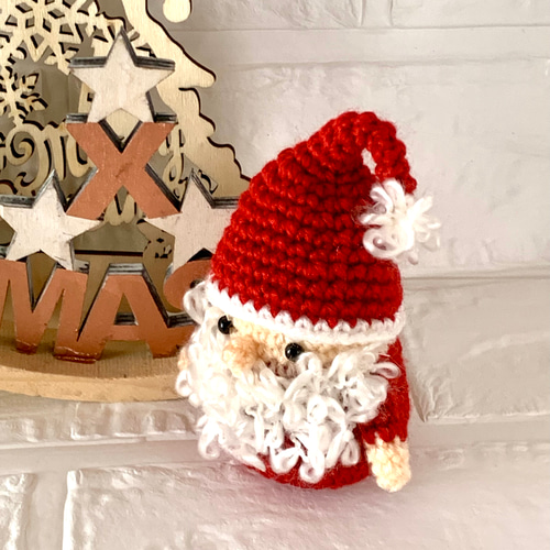 サンタクロース・トナカイ☆編みぐるみ2点セット ☆受注制作