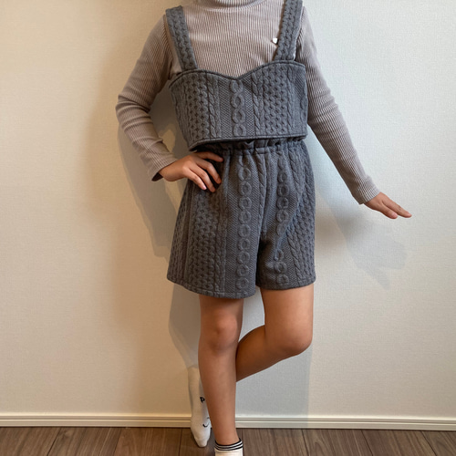 DIANTE ♡ ニットショートパンツ ボーダーニットショートパンツ DPB79026 – CRAMMY