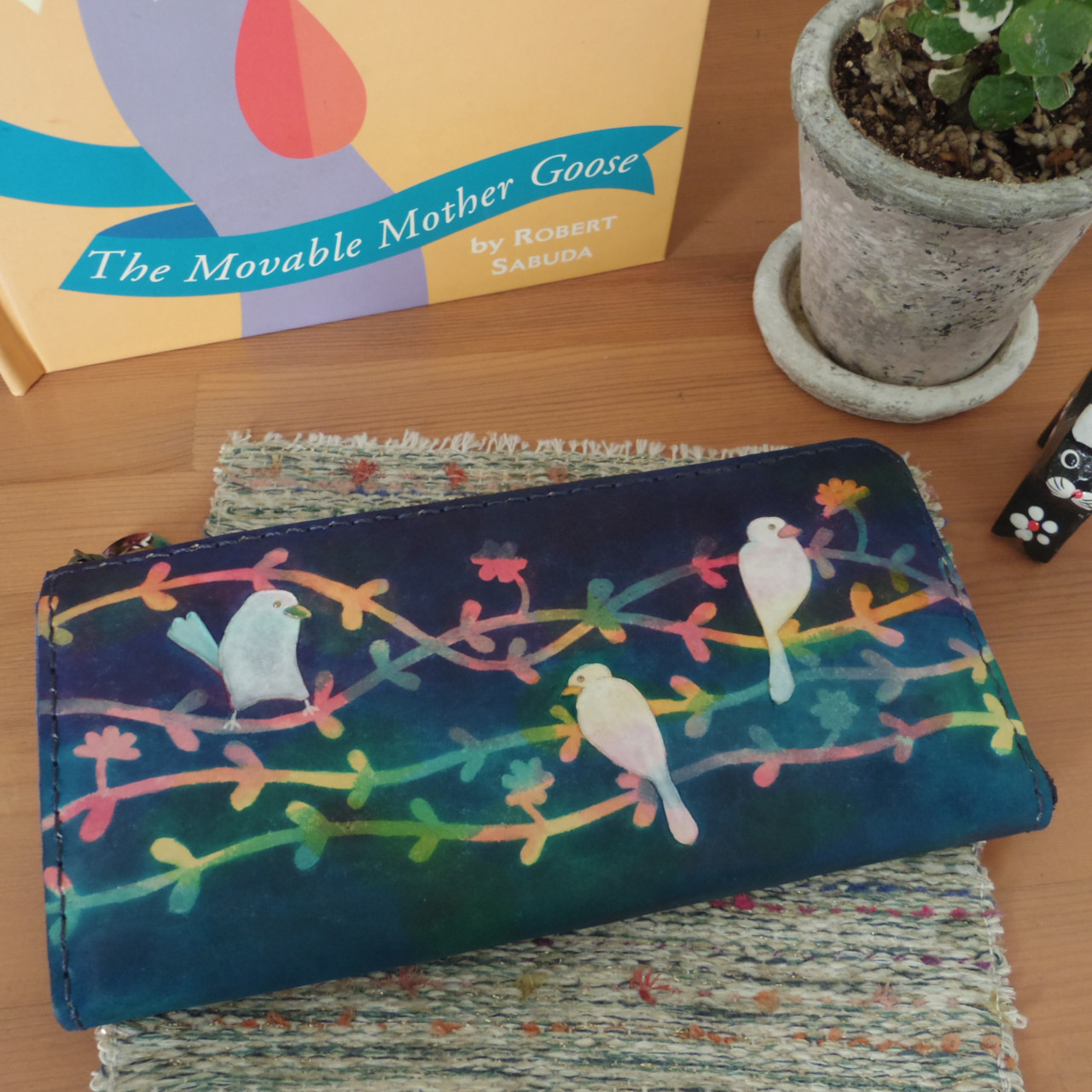 長財布 「花咲く宇宙」 25,800円