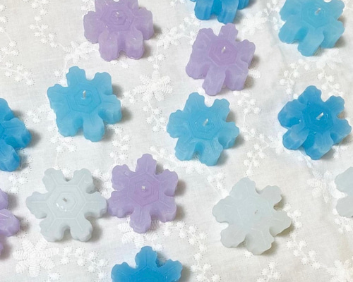 雪の結晶キャンドル キャンドル・キャンドルホルダー mignon candle