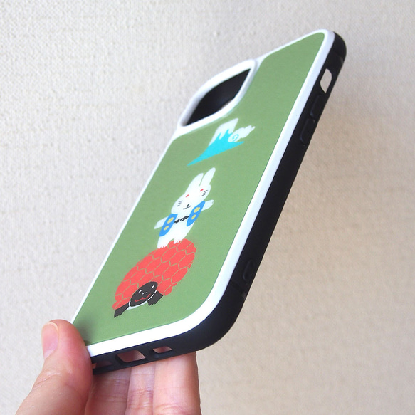 強化玻璃 iPhone 保護殼 [Usakame] #相容 iPhone15 第6張的照片