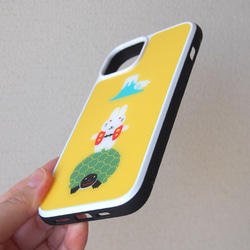 強化玻璃 iPhone 保護殼 [Usakame] #相容 iPhone15 第10張的照片