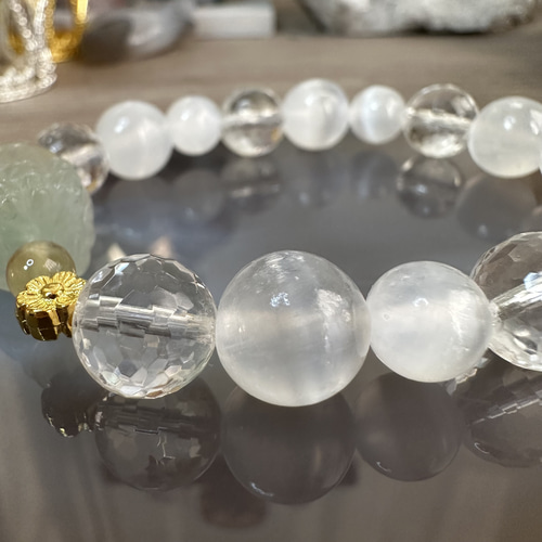 花咲き貔貅ブレスレット57 ブレスレット 円と縁 by.TAMAKO 通販