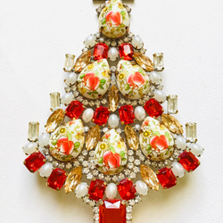 チェコガラス ビンテージ クリスマスツリー ヴィンテージ チェコ