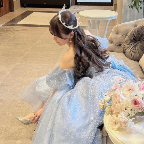 花嫁様お写真：ステラクラウン│ブライダルアクセサリー