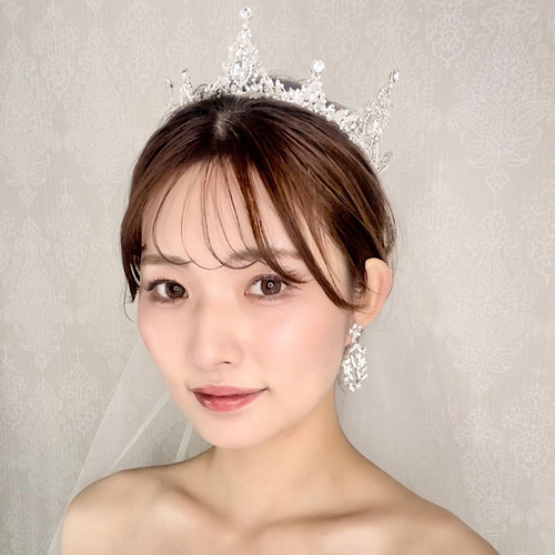 ANNAN WEDDING クラウンティアラ シルバー 王冠 - メルカリ