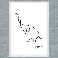 アートポスター A4 馬の絵 北欧 シンプル モダン サイズ可変 写真