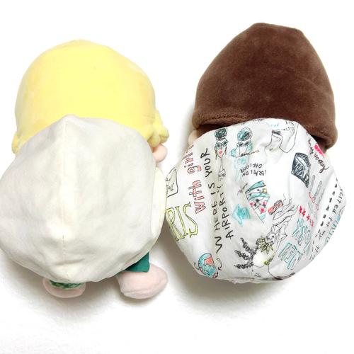 販売終了［∞ちびぬい］フーディー／type②(フード被れない