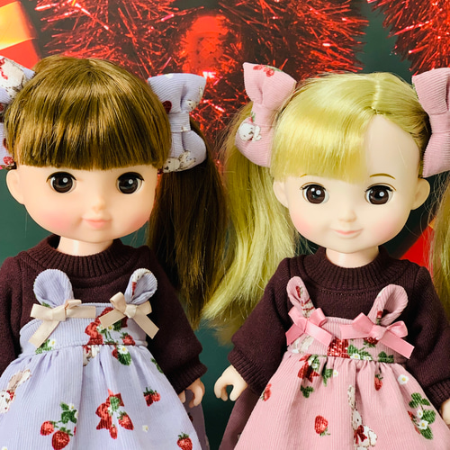 お人形服 ドール服 26cmドール ワンピース お世話人形 その他