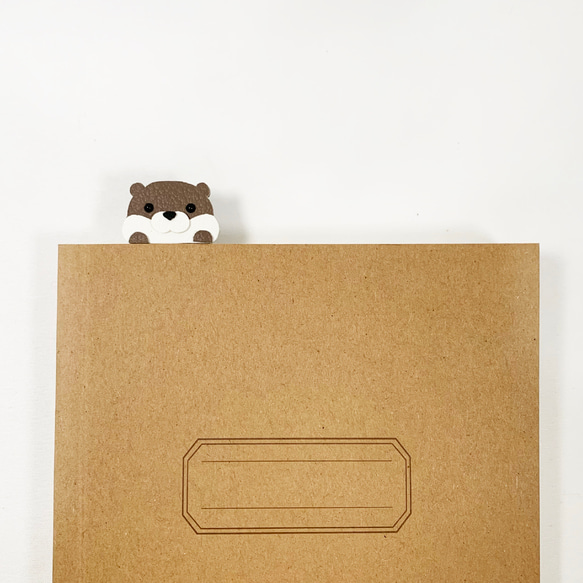 Lブックマーカー:カワウソ 3枚目の画像