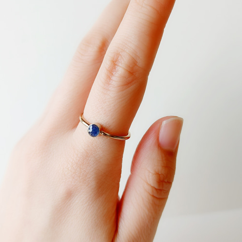 ブルーサファイアリング 天然石 リング 大粒 天然石リング