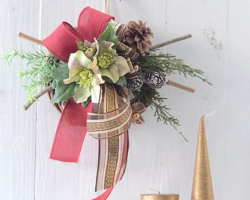 2999円〜！ハンドメイドリース オーダーページ 楽天市場】ハンドメイド キット ドライフラワー【アイアンロゴの