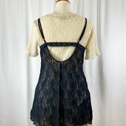 Flower  lace camisole(secondhand clothing) 9枚目の画像