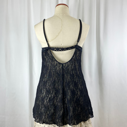 Flower  lace camisole(secondhand clothing) 7枚目の画像