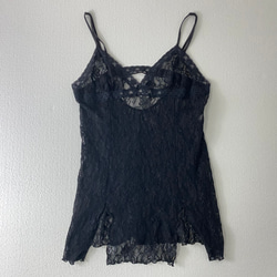 Flower  lace camisole(secondhand clothing) 1枚目の画像