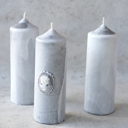 pottery candle 【陶器風キャンドル】 4枚目の画像