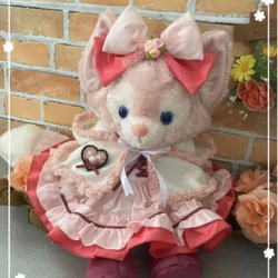 リーナベルSサイズ☆コスチューム☆ピンク花柄6点セットの リーナベルSサイズ☆コスチューム☆ピンク花柄6点セットの