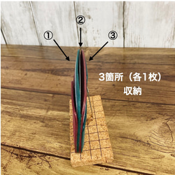 【手縫い】　コンパクトカードケース　色いろいろ　イタリアンレザー　 本革　（送料無料） 4枚目の画像