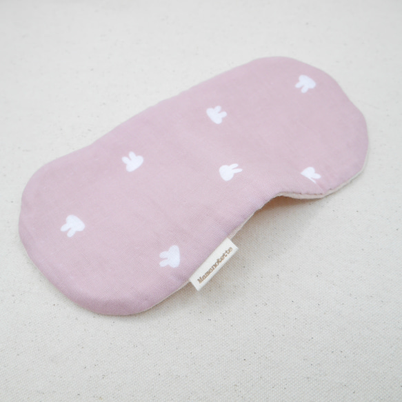 ふわもこハンカチ｜プチうさぎ-Petit Rabbit-｜S・10×20cm｜ガーゼハンカチ｜敏感肌｜プチギフト 3枚目の画像