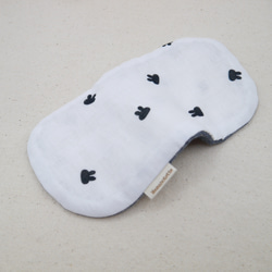 ふわもこハンカチ｜プチうさぎ-Petit Rabbit-｜S・10×20cm｜ガーゼハンカチ｜敏感肌｜プチギフト 7枚目の画像