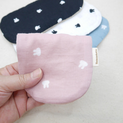 ふわもこハンカチ｜プチうさぎ-Petit Rabbit-｜S・10×20cm｜ガーゼハンカチ｜敏感肌｜プチギフト 2枚目の画像