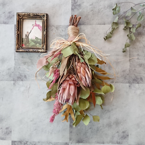 ネイティブスワッグ／プロテア／華やかワイルドスワッグ✳︎・:*+princess ネイティブスワッグ／プロテア／華やかワイルドスワッグ✳︎・:*+