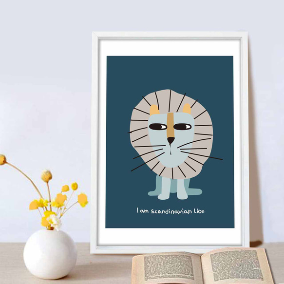 シムメール ライオンポスター シムメール ライオンポスター シムメール ライオンポスター