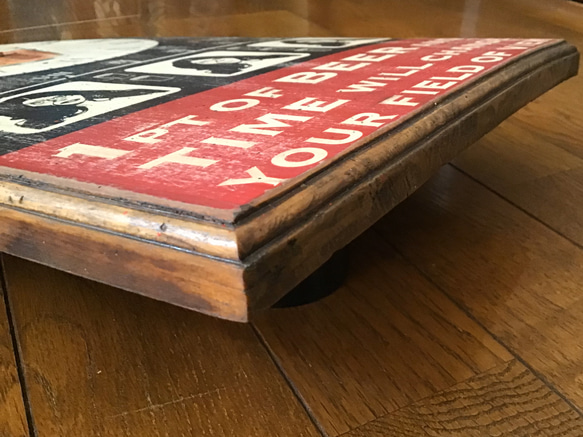 アンティーク加工 壁掛け時計(BEER)CL-BR01 7枚目の画像