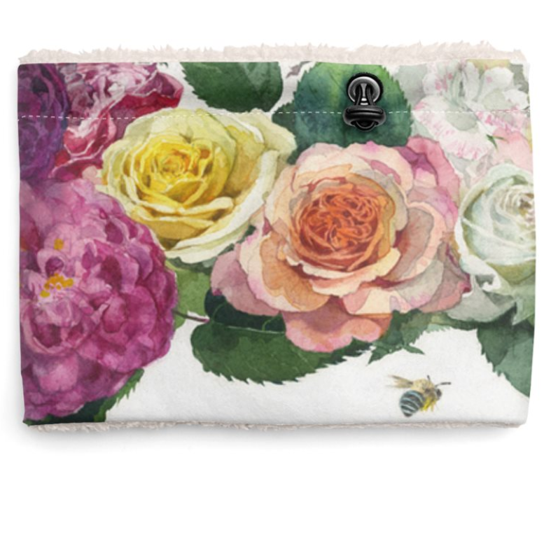 シェルパスヌード　「5色の和ラバと青い蜂」